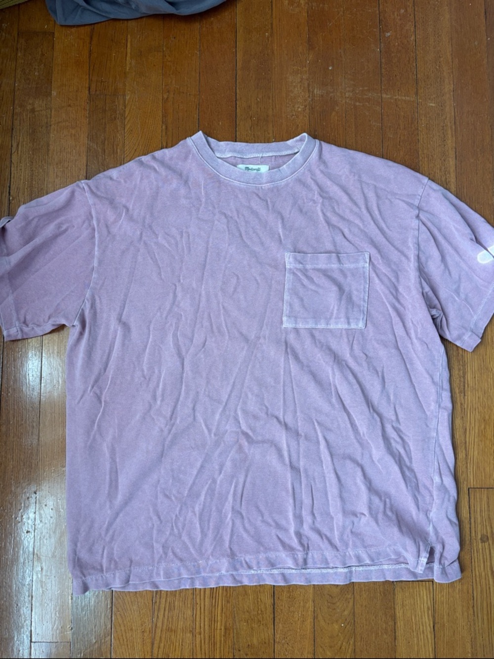 Madewell Short Sleeve Pocket Tee in Lavender